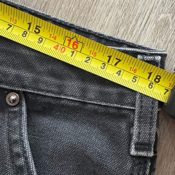 Carhartt Women's Dark Gray Cropped Pants - Picture 5 of 6